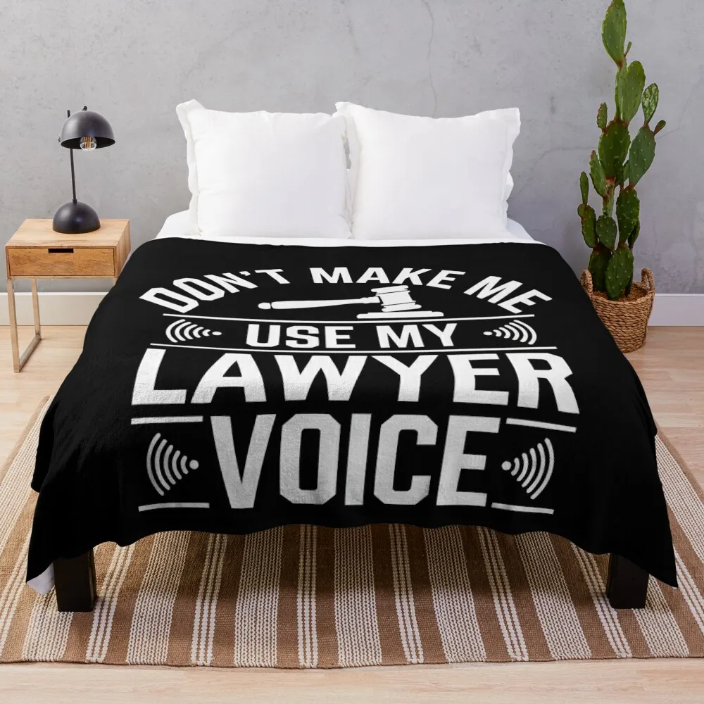 

My Lawyer Voice Throw Blanket Luxury Designer Luxury Fashion Sofas Sleeping Bag Blankets