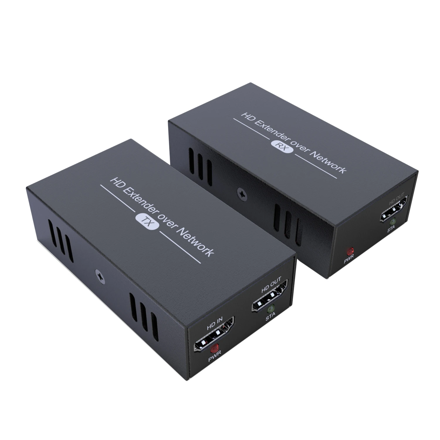 

120M HDMI Ethernet Extender Via RJ45 Cat6 Network Cable Video Transmitter Receiver Converter Via Gigabit Switch To Many Lossless