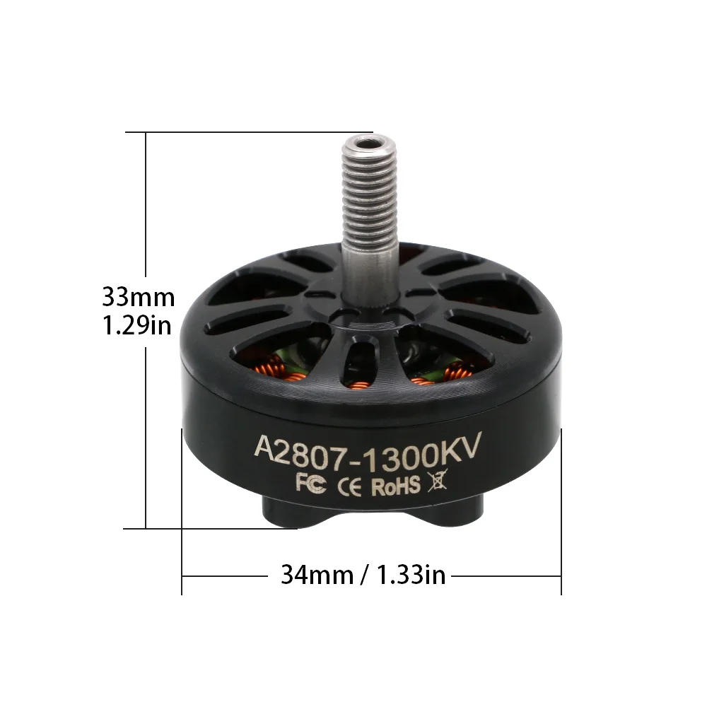 4pcs uangel a2807 2807 1800kv 4s 1500kv 1300kv 6s bürstenloser Motor für fpv Freestyle 7 Zoll Langstrecken-Lr7-Drohnen DIY-Teile – Detail 12