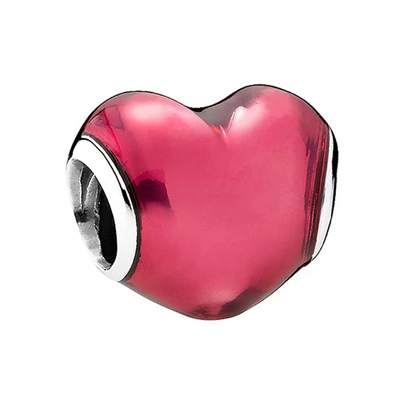 

Pandora Charms & Pendants Women's Silver, Pink 791814EN62
