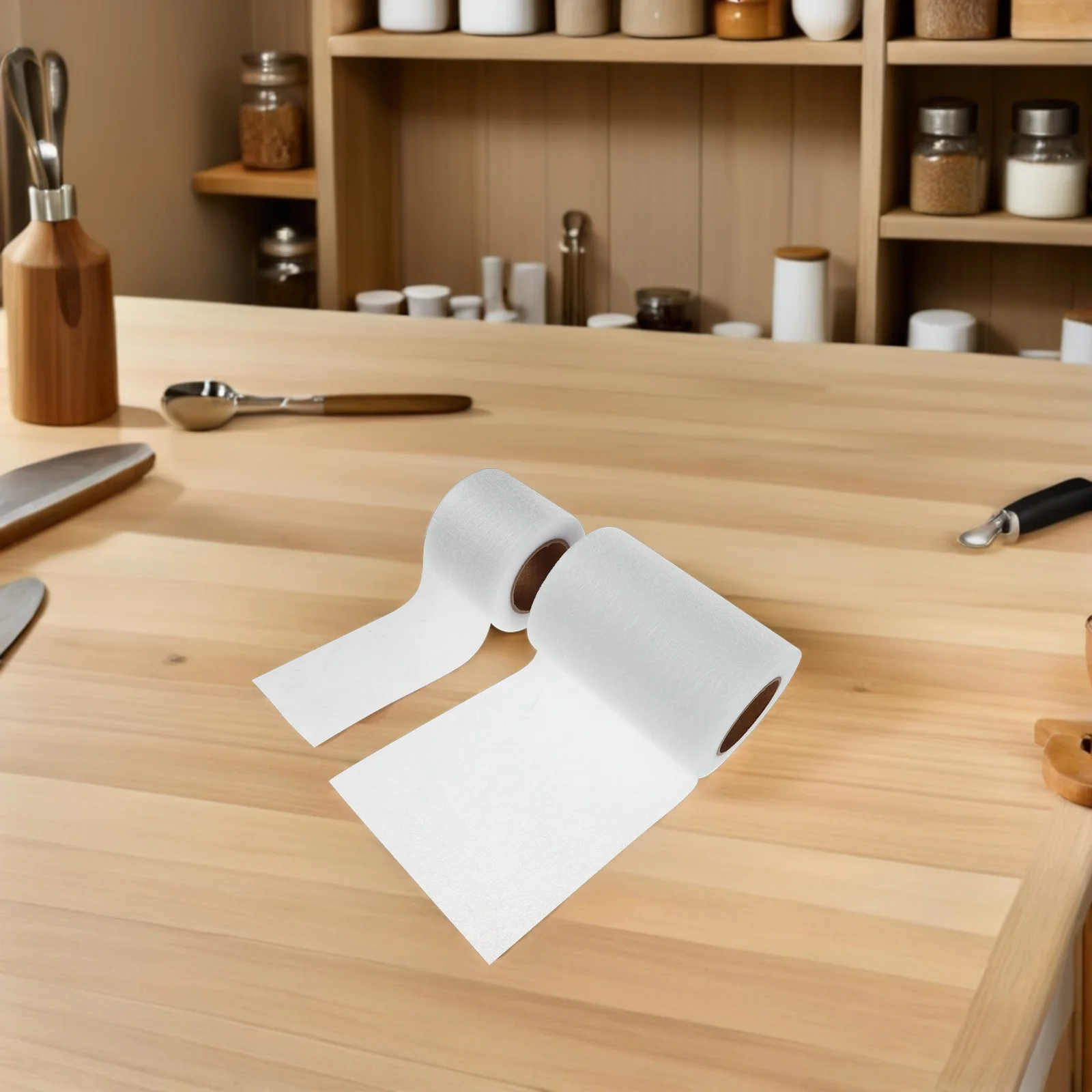 

2Pcs Iron on Fusible Web 20M Thin Strong Heat Activated Bonding Sheet for Sewing Crafts Permanent Fabric Adhesive