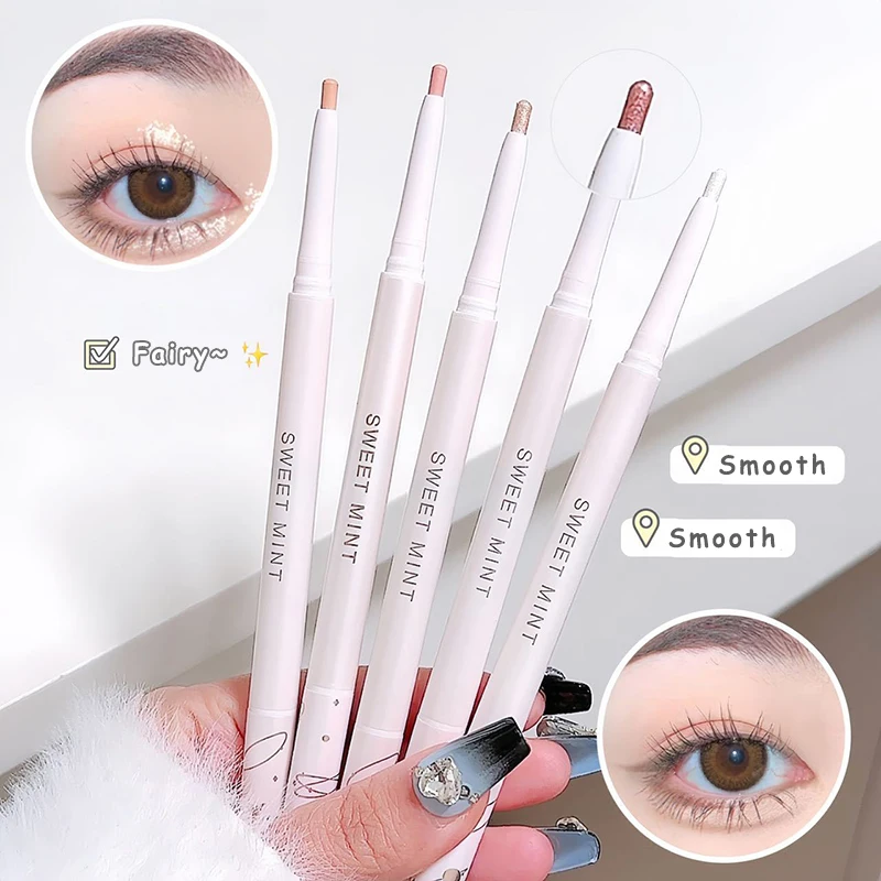 Matte Aegyosal Bleistift Highlighter Glitter Wasserdicht Dauerhafte Flüssigkeit Unter Eye Liner Pfeil Stift Schattierung Koreanische Make-Up Kosmetik