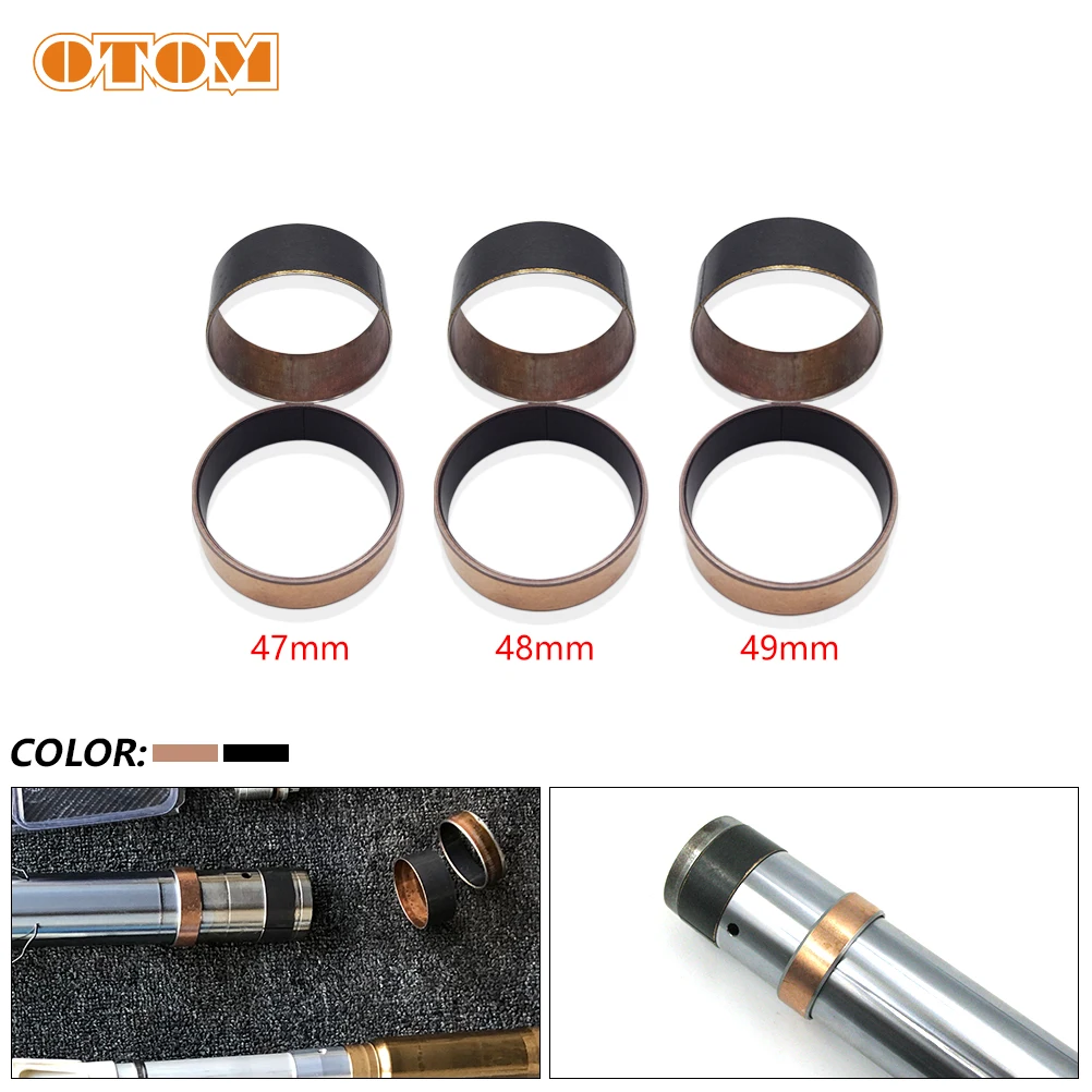 OTOM Motorcycle Fork Bushing External Guide Rail Motocross Front Fork Bush Shock Absorption Maintenance For HONDA YAMAHA SUZUKI