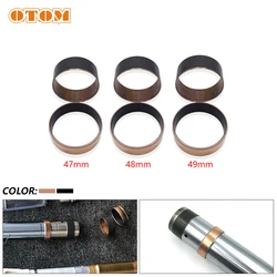 OTOM Motorcycle Fork Bushing External Guide Rail Motocross Front Fork Bush Shock Absorption Maintenance For HONDA YAMAHA SUZUKI