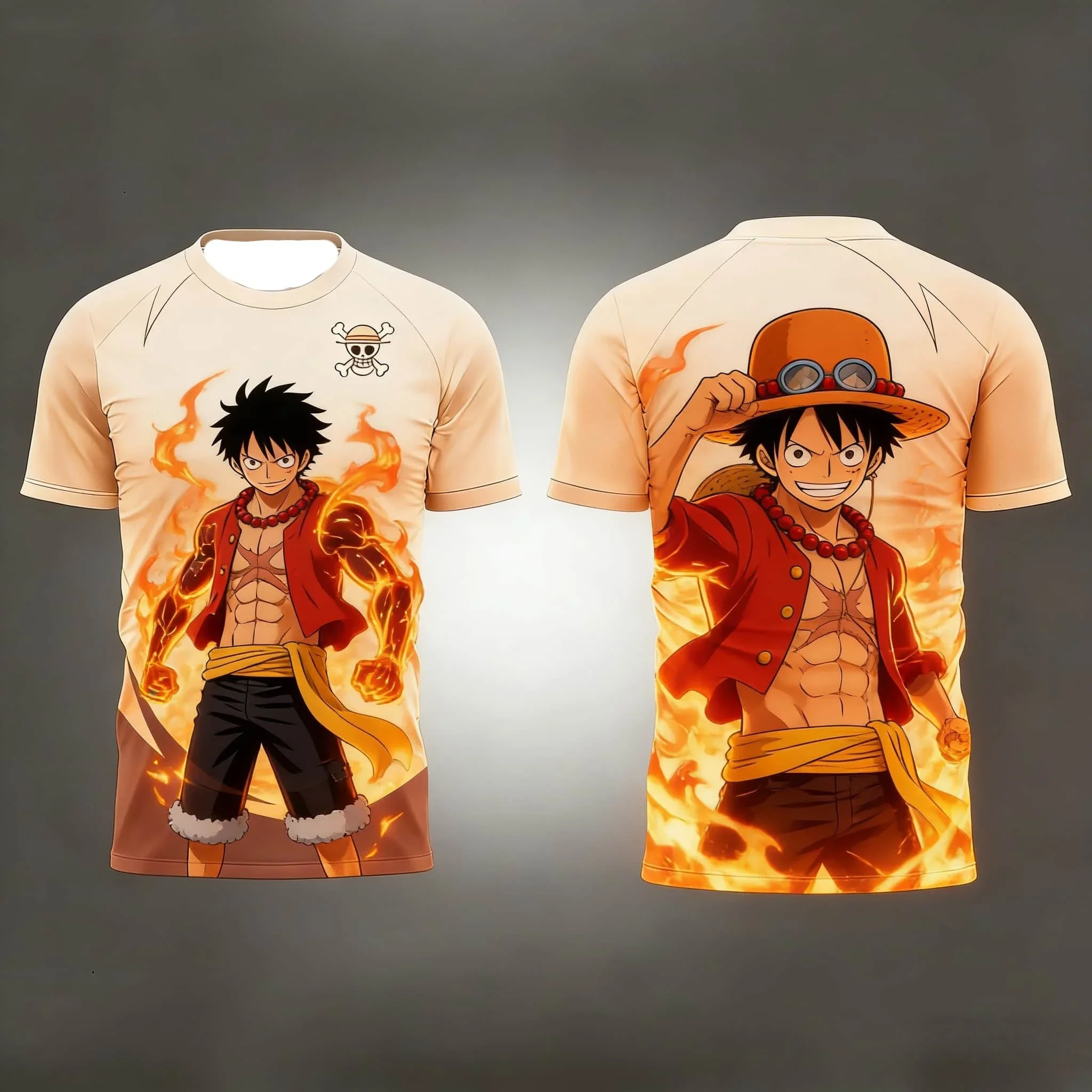 Men's One Piece T-Shirt Nico Robin Character Print Short Sleeve Casual Lightweight Soft Fabric Summer Kids Street Style Tops