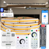 5M 10M 20M Running Water Flowing LED Strip Light 24V WS2811 COB Horse Race Addressable Flexible Linear Lamp SP636E Controller