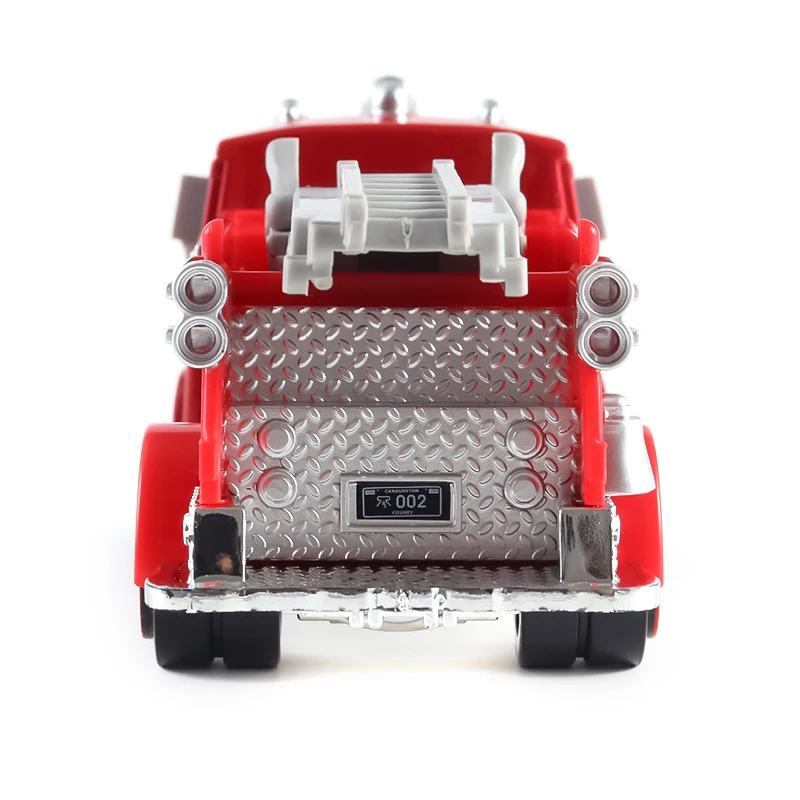 Disney pixar carros 3 carro de corrida 2 caminhão de bombeiros vermelho mcqueen mater jackson tempestade ramirez diecast veículo liga de metal