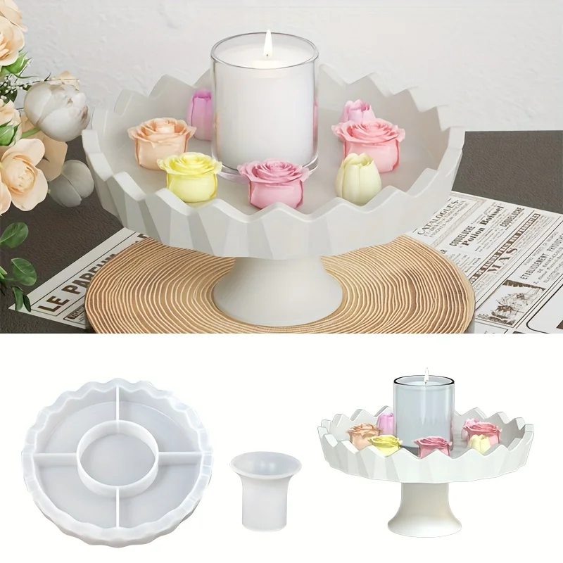 

Набор силиконовых форм для лотков из 2 предметов, формы для литья смолы для штукатурки и бетона, набор для изготовления ювелирных изделий своими руками с современным дизайном