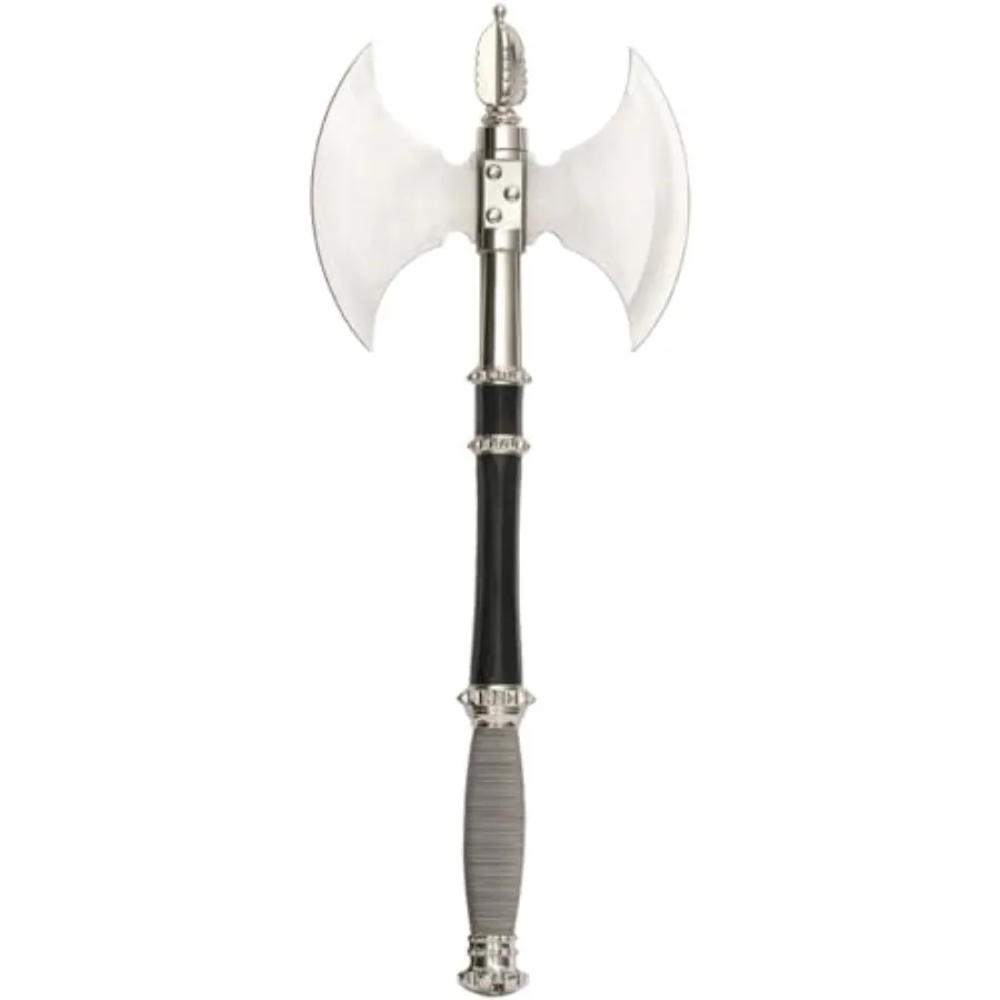 

BladesUSA HK-079A Fantasy Medievel Battle Axe with Display Plaque 21-Inch Length