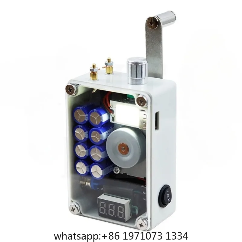 Hand Crank Generator, Portable Emergency USB Charger , Compact Survival Light Gear for Outdoor Camping