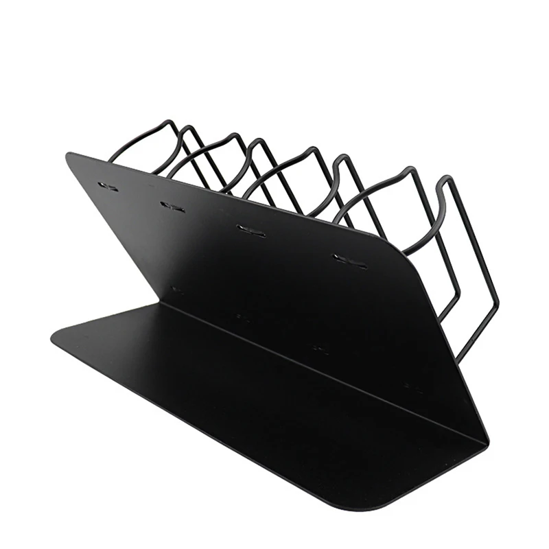 4-فتحات مقص الشعر الكهربائية حامل حامل للحلاقين ، الجدول العلوي الشعر المتقلب تخزين الرف الكهربائية مقص الشعر رف حامل