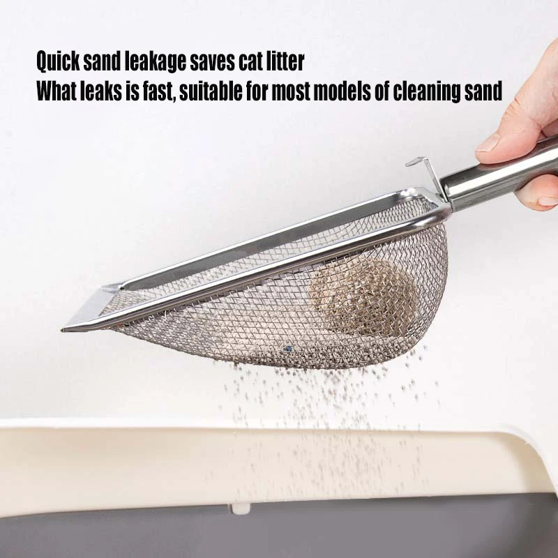 Cat Litter Scooper Small Holes Shovel Sand Hanging Hole Pet Cat Litter Tray Beach Shovel Cat Litter Shovel Cat Cleaning Supplies