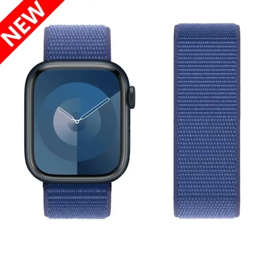애플 워치용 나일론 스트랩 팔찌, 한국 iwatch 시리즈 9876543 울트라 2, 49mm, 공식 웹 사이트, 10- 42mm, 46mm, 44mm, 45mm, 38mm, 40mm, 41mm