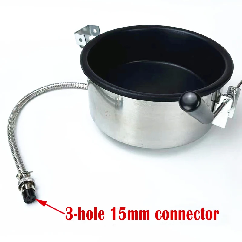 ملحقات آلة الفشار 8 أونصة غير لاصقة عموم أنبوب التدفئة لمبة اثارة رمح من آلة خلط وعاء الحبوب الانفجار