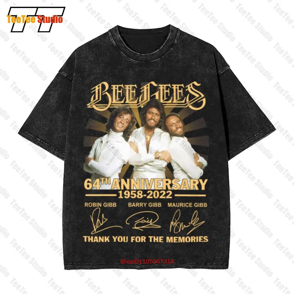 

Винтажная футболка большого размера на годовщину группы Bee Gees ICWN