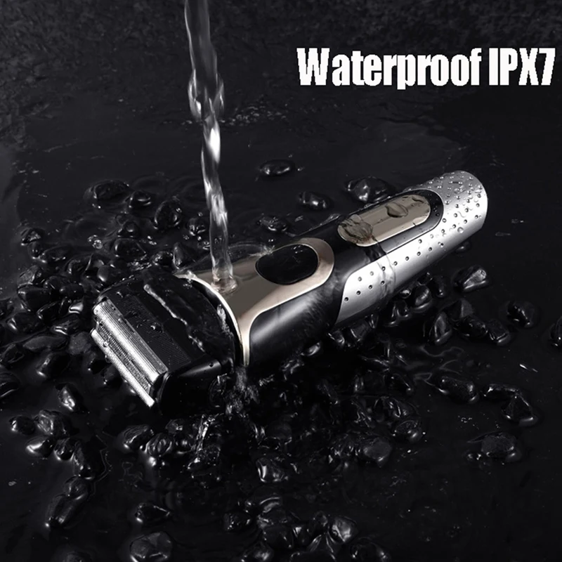 Поршневая бритва с зарядкой через USB, машинка для стрижки волос, мужской триммер для бороды