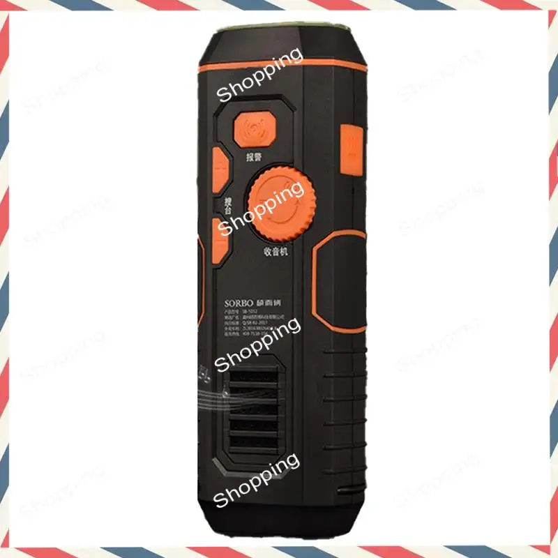 M20K Multifunctional Hand Crank Flashlight Dynamo Forhiking Camping Hand Crank Dynamo Powered Emergency LED Flashlight