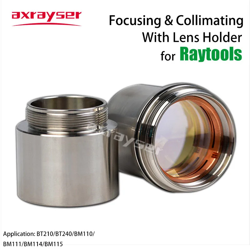 Raytools Laser-Kollimations- und Fokussierlinse F100/F125/F150 mit Halterung für BT240 BM110 BM111 BM114 BM115 Faserschneidkopf-Teile – Detail 2