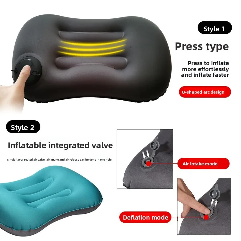 

Outdoor inflatable pillow for sports Office neck and back support cushion for sitting position
