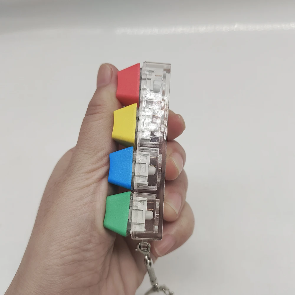 Mechanical Keyboard Key Cap Shaft Tester Keychain Key Ring Fingertip Press Dlow Pressure Toy Novelty Toy
