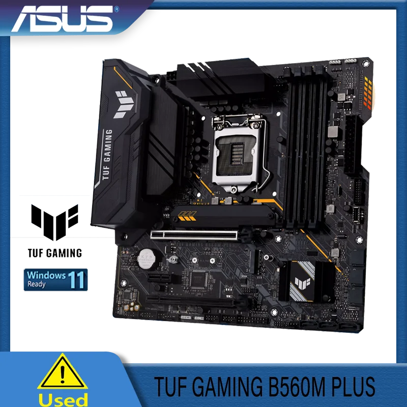 ASUS TUF Gaming B560M-PLUS LGA1200 Micro ATX Motherboard PCIe 4.0 2X M.2 Slots for Gaming Computer Components