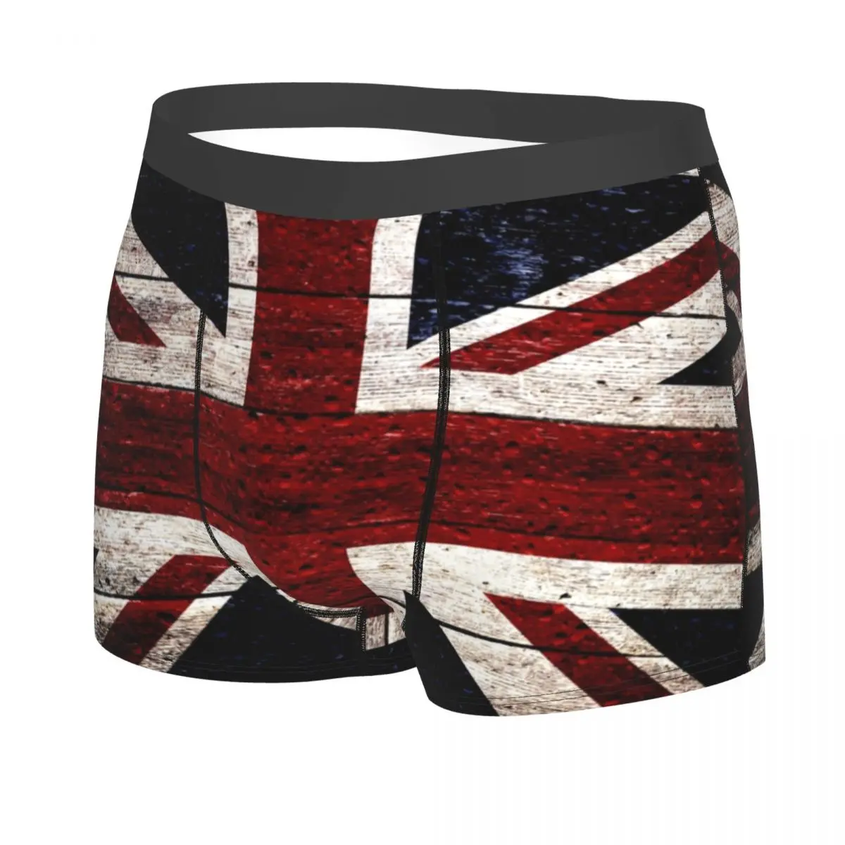 Union Flag Boxer Shorts Men 3D Print Male Stretch United Kingdom Country Underwear Panties Briefs
