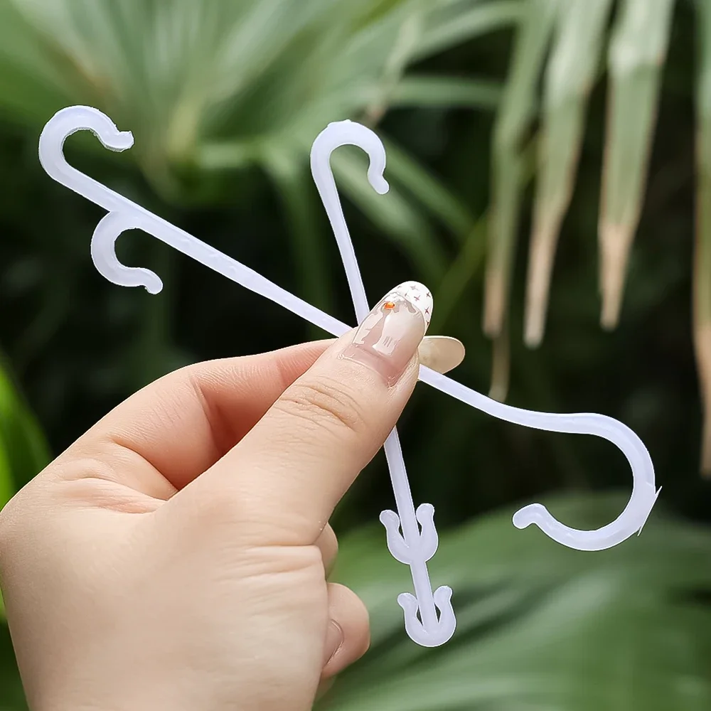 100/1Pcs Plant Tomato Support J Shaped Hooks Reusable Vegetable Plants Trellis Vines Fixed Buckle Hooks For Gardening Supplies