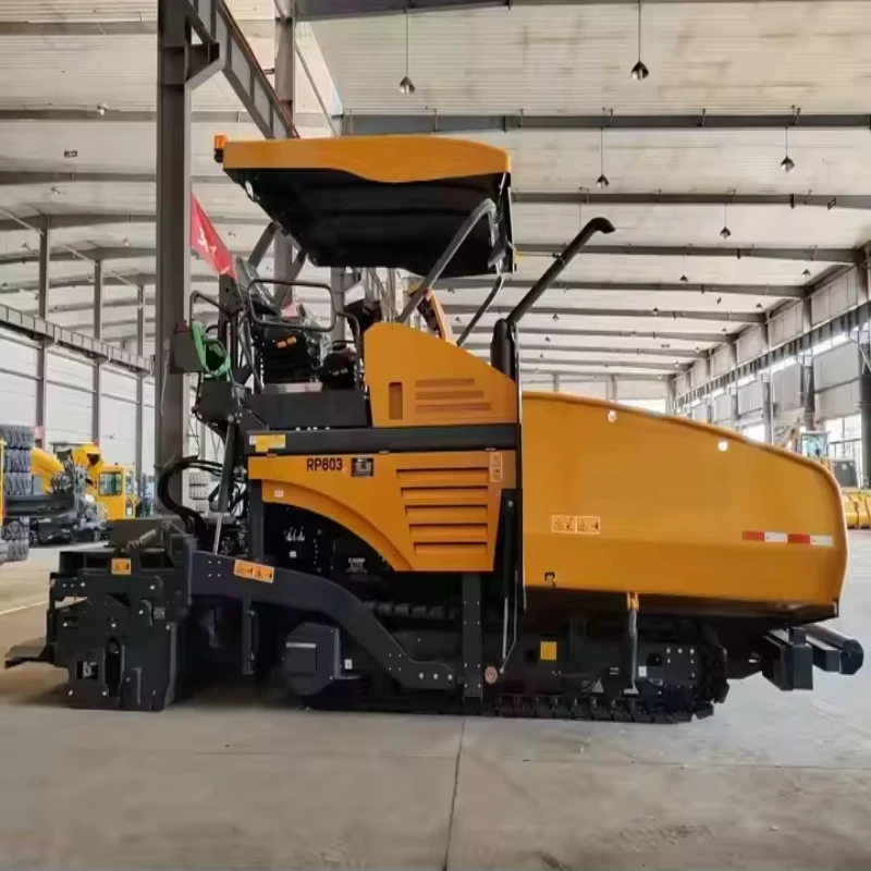RP803 Yellow Paver 140KW Engine & Motor 15t Capacity Low Maintenance Cost 1 Year Warranty 300mm Thickness