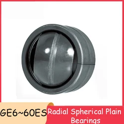 Radial Spherical Plain Bearings GE6/8/10/12/15/17/20/25/30/35/45/50/60ES Single-Open Seam Bearing Steel Lubricated