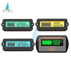 12V 24V 48V LY6W LY7S Lithium Li-ion LiPo Battery Capacity Indicator LCD Display Lead Acid Battery Detector Tester