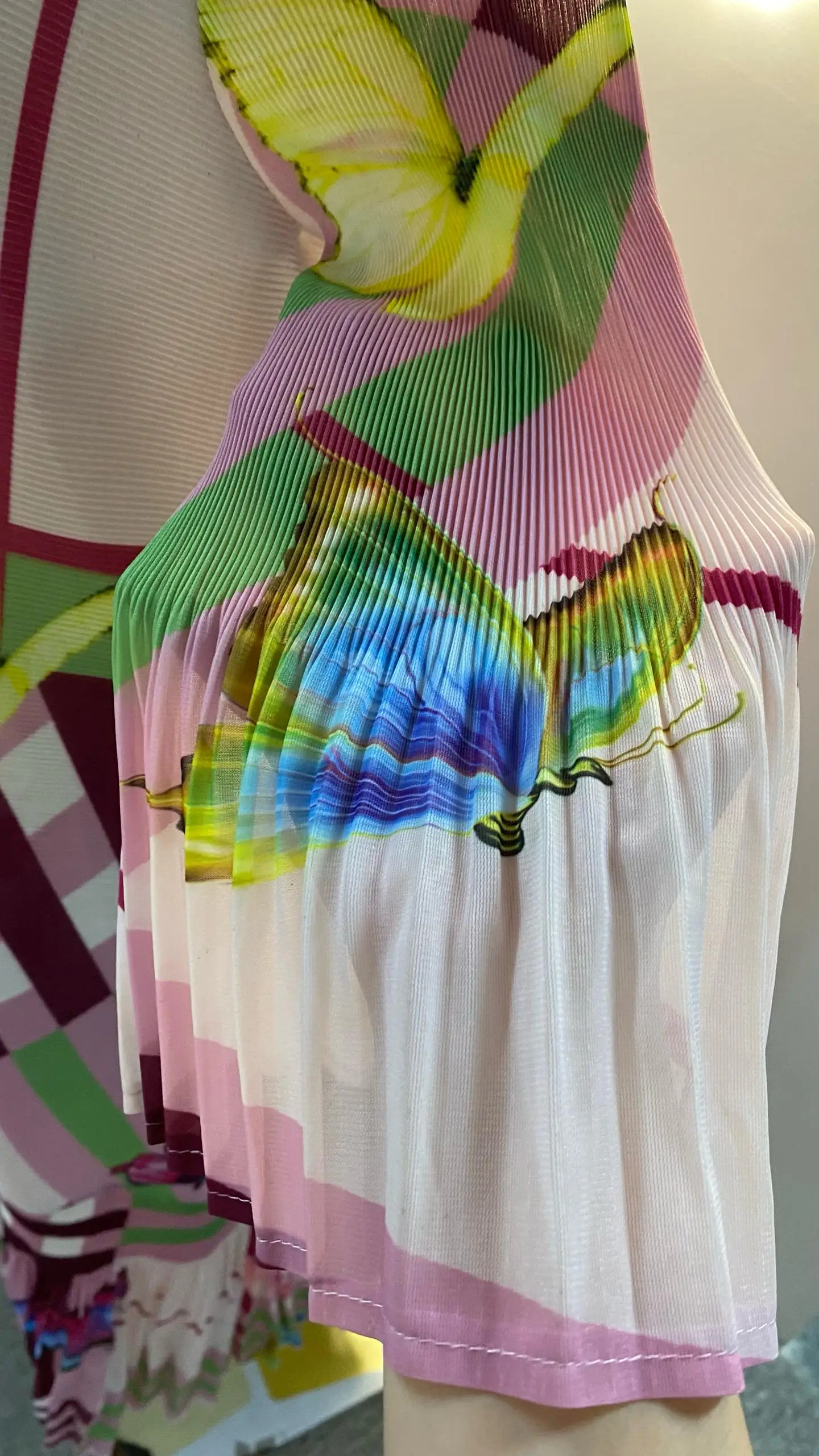 女性ドレスプラスサイズサテン花柄プリーツレースロマンチックなソリッドカラーにインスピレーションを得たデザイン-GZKK022