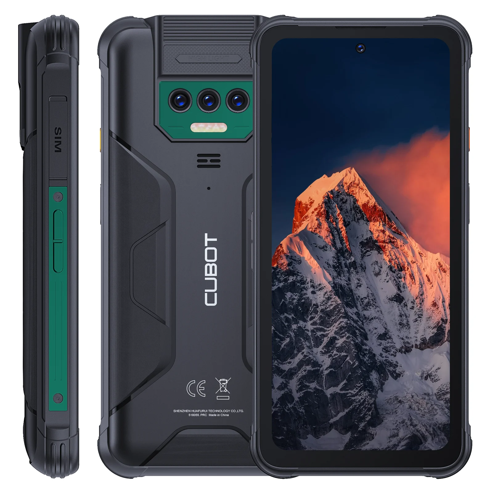 Cubot Waterproof Rugged Android Smartphone KingKong 8, 12GB RAM