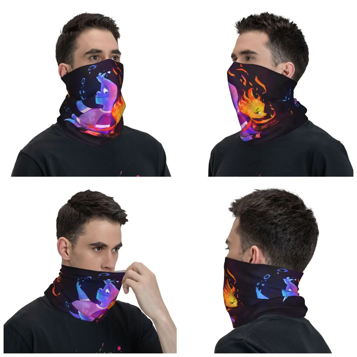 Custom Ember Cinder Lumen Winter Headband Neck Warmer Women Men Hiking Cycling Tube Scarf Elemental Face Bandana Gaiter