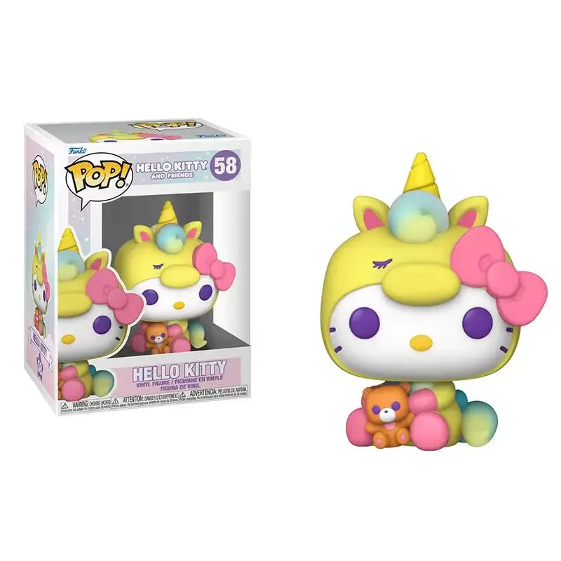 Funko POP-figuras de acción de Hello Kitty y Friends, muñecos de juguete de Cinnamoroll 59, Pochacco 60, Kuromi 62, My Melody 56, Kuromi 55, 28 y 58