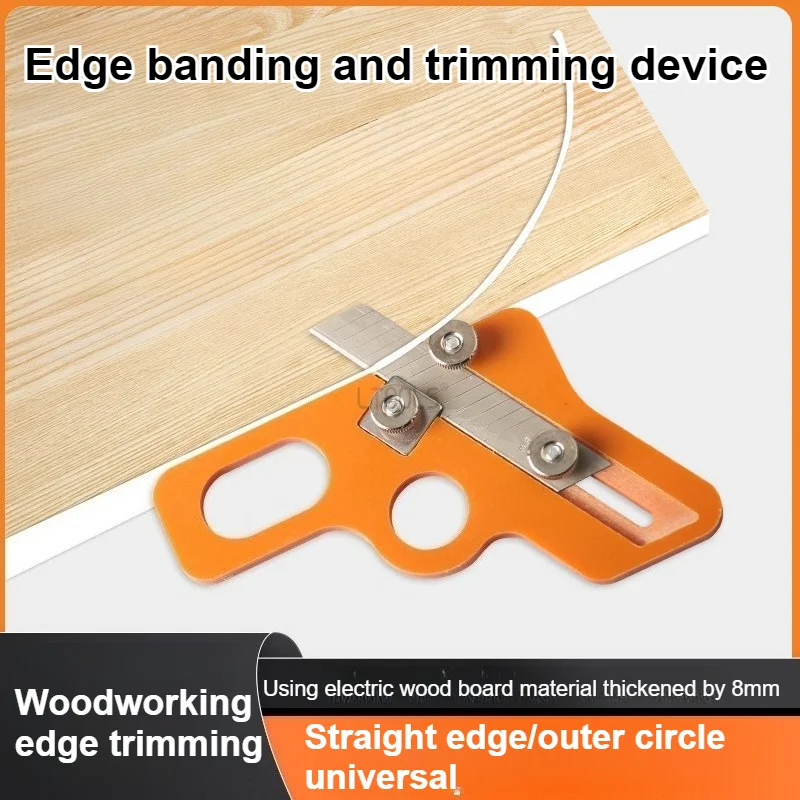 

Right Angle Edge Trimming Knife Woodworking Head Chamfering Tool Scraper Blade New Type of Edge Trimming and Sealing Strip Tool