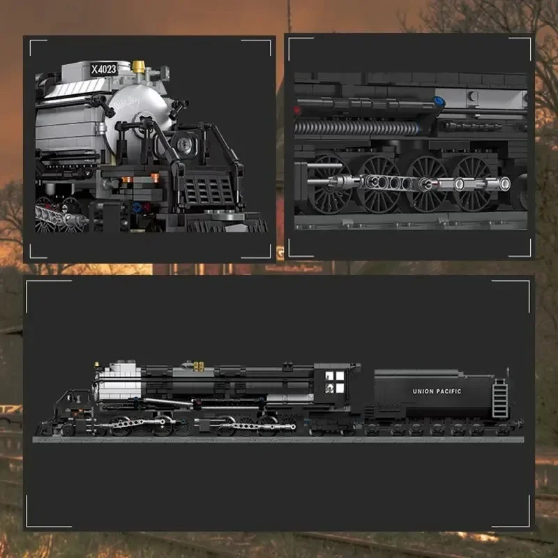 Klassieke Stoomtrein Bouwsteen Set Duitse BR01 Grote Jongen Stoomlocomotief Bricks DIY CN5700 Rail Trein Monteren Bakstenen Speelgoed