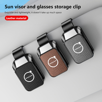 Car Sunglasses Clip Card Ticket Holder Stand Fastener Pen Case Eyeglasses Sun Visor For VOLVO XC40 XC60 XC90 S60 S90 2024 2025