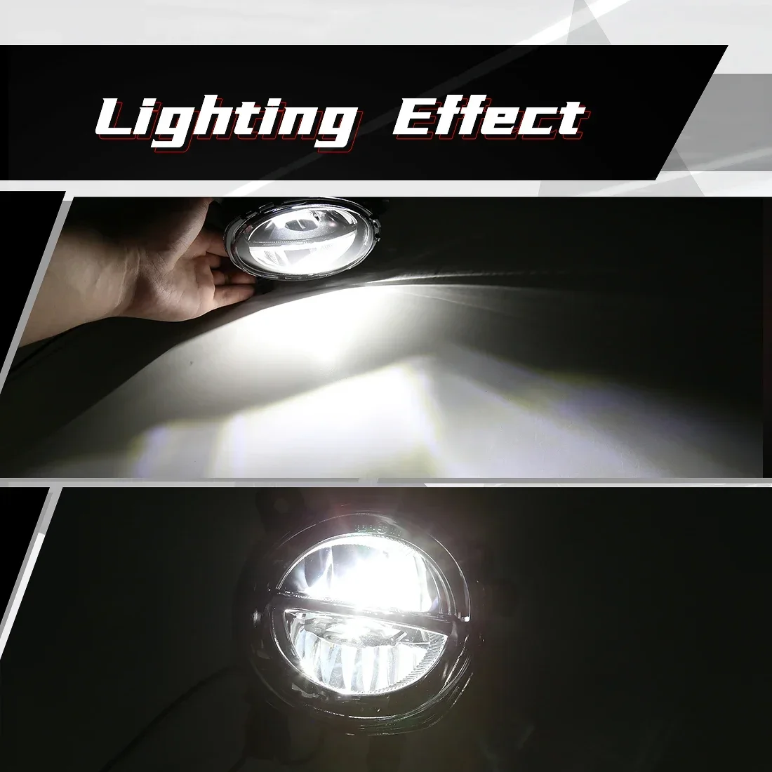 Luzes de condução do pára-choques dianteiro do carro LED, lâmpada de nevoeiro para BMW F20, F21, F22, F23, F30, F31, F32, F34, GT, F35, LCI, 12V, 63177315559, 63177315560