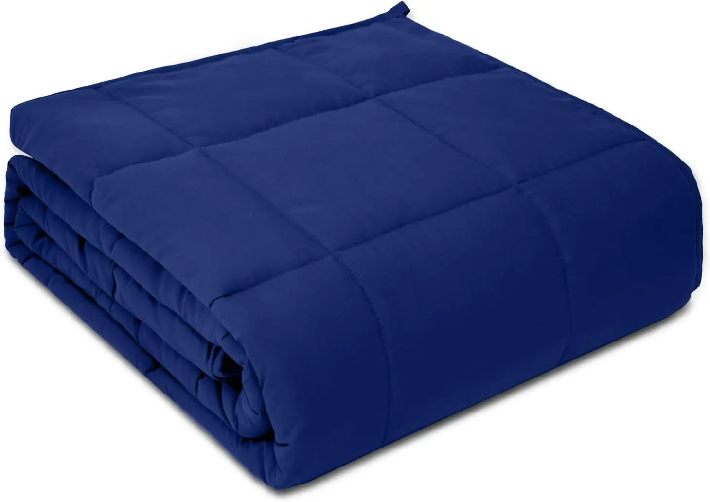 

88''x104'' 20lbs Navy Blue Weighted Blanket for Deep Sleep and Relaxation