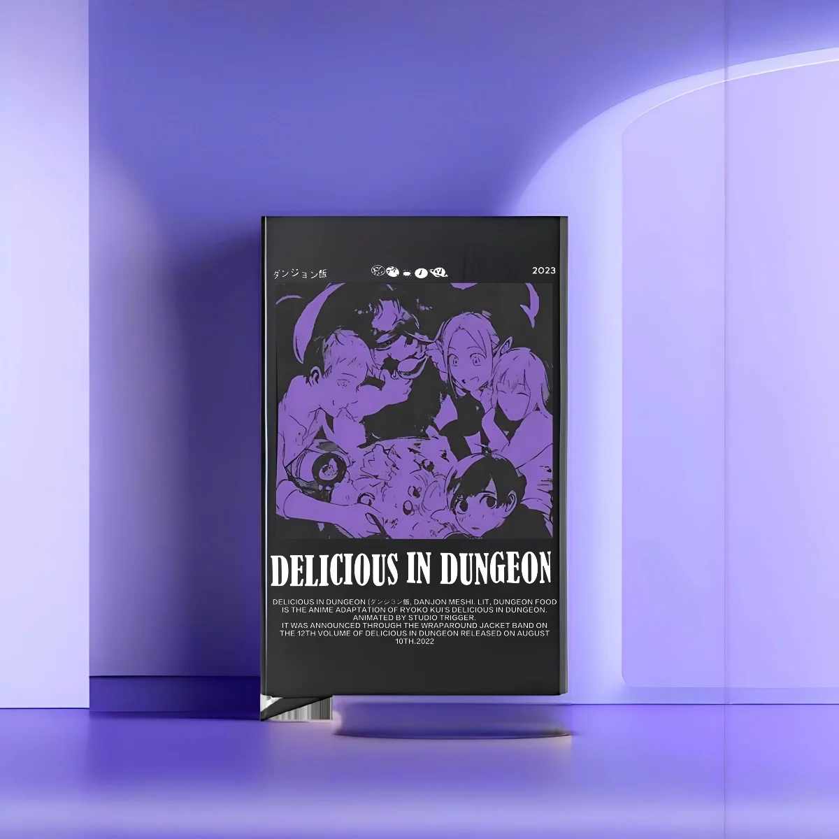 

Dungeon Meshi 2026, новый стиль, модный футляр для карт с принтом, различные варианты цвета, простой в использовании, компактный для ежедневных потребностей