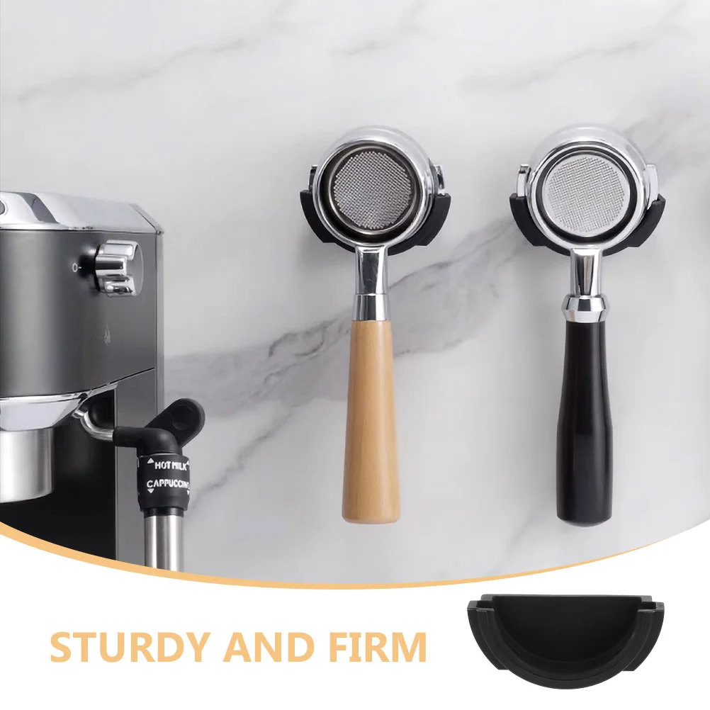 2 Pcs กาแฟเครื่องแขวน 51 มม.ติดผนัง Portafilter Rack Spacesaving ไม่มีเจาะซิลิกาเจล RV ESPRESSO เครื่องมือเก็บ