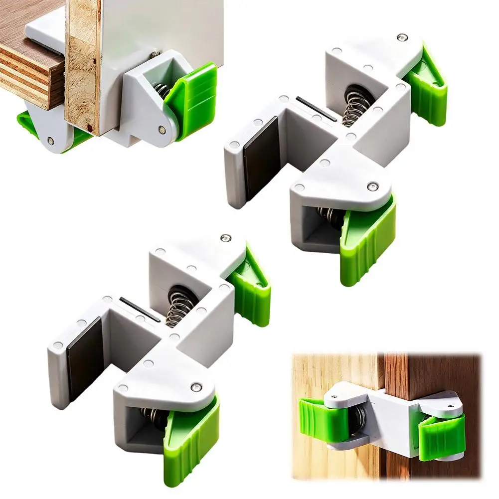 Cabinet Filler Board Installation Clamp Adjustable Scribe Jig Tool Dual Sided Clamping Jig with Protective Rubber Pads