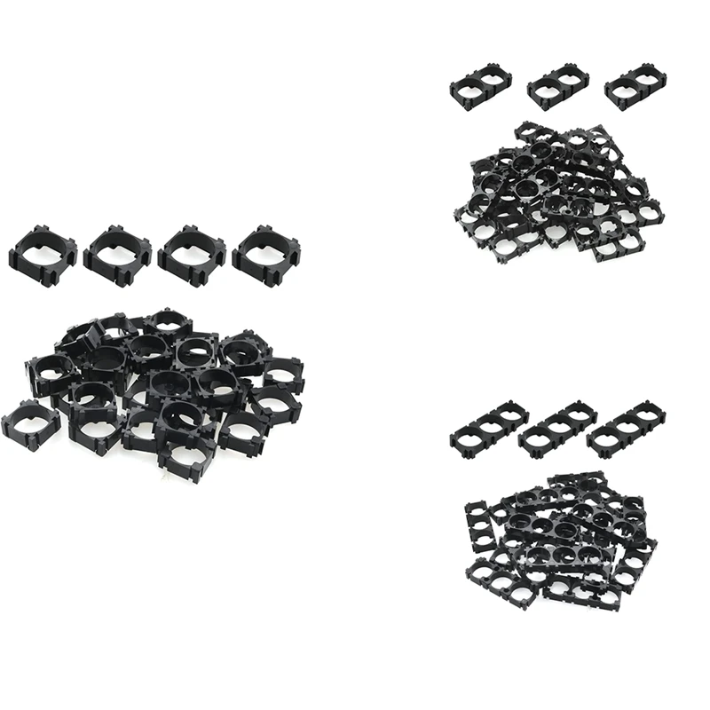 

30Pcs Splicing Battery Support 18650 Lithium Battery Bracket Spacer Lithium Battery Plastic Holder Bracket