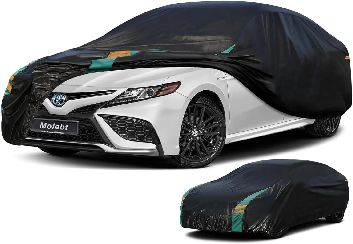 

Waterproof All-Weather Car Cover for Sedans, Universal Fit with Rain, Sun, and Snow Protection (186"-193")