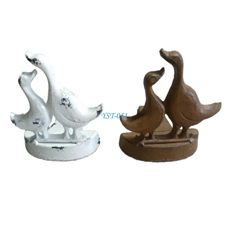 

E15A Decorative Iron Duck Door Segment Antique Fashion Strong Lid For Mansion Porch Gate Security