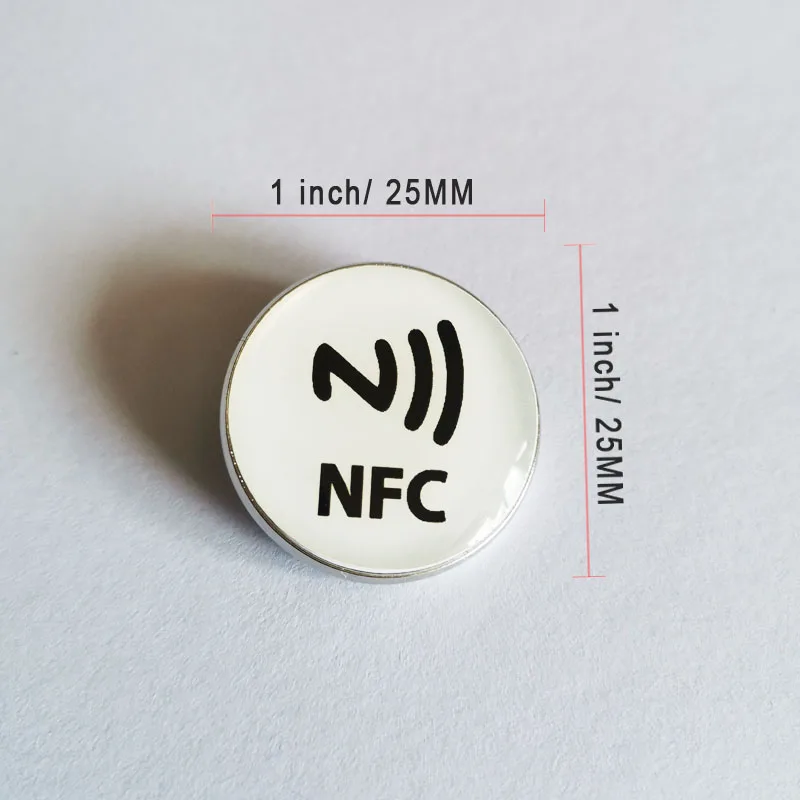 Smart Pins NFC RFID Epoxy Scannable Lapel Pins