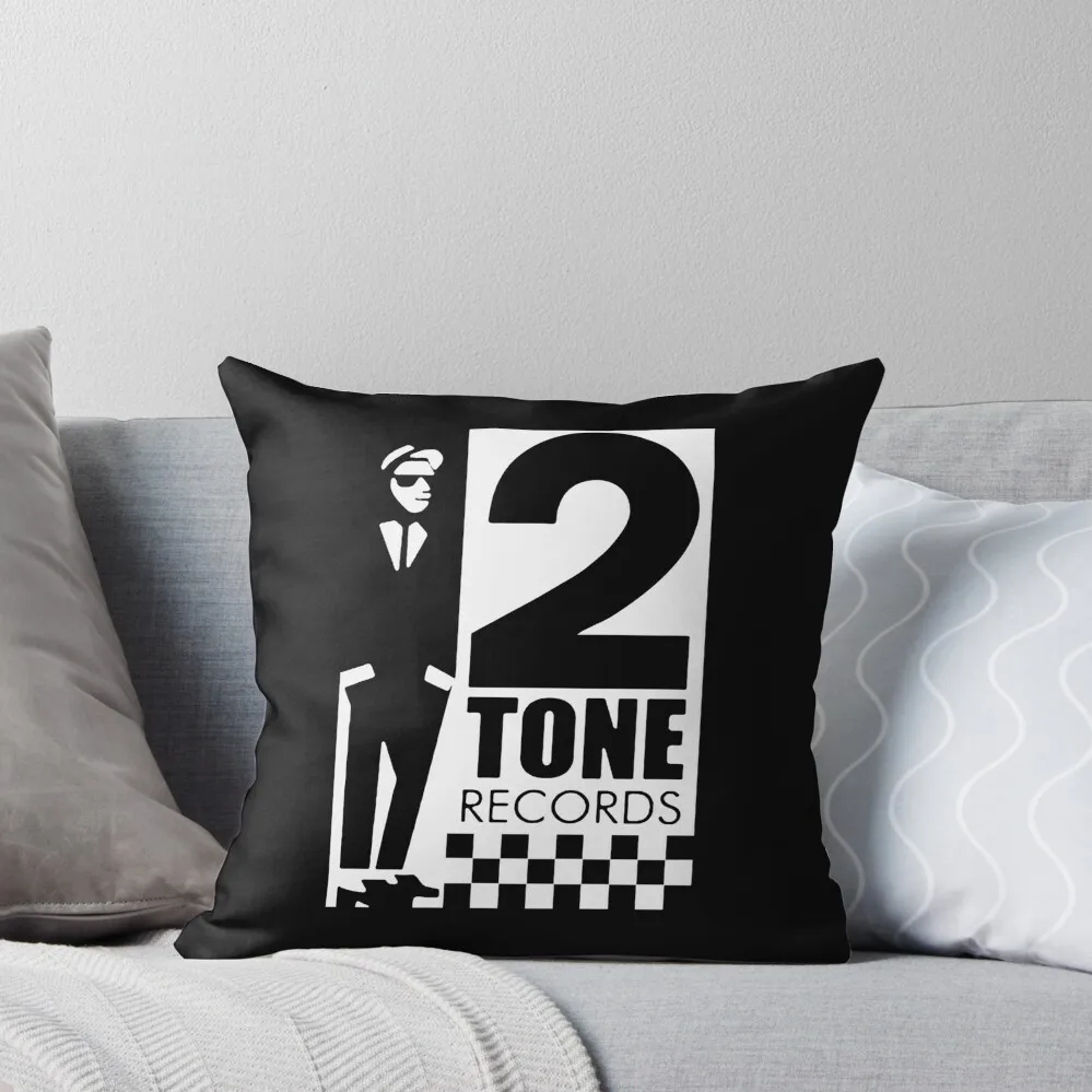 

2 Tone Records Ska Throw Pillow pillow cover luxury Christmas Covers Decorative Cushions For Living Room home decor items pillow
