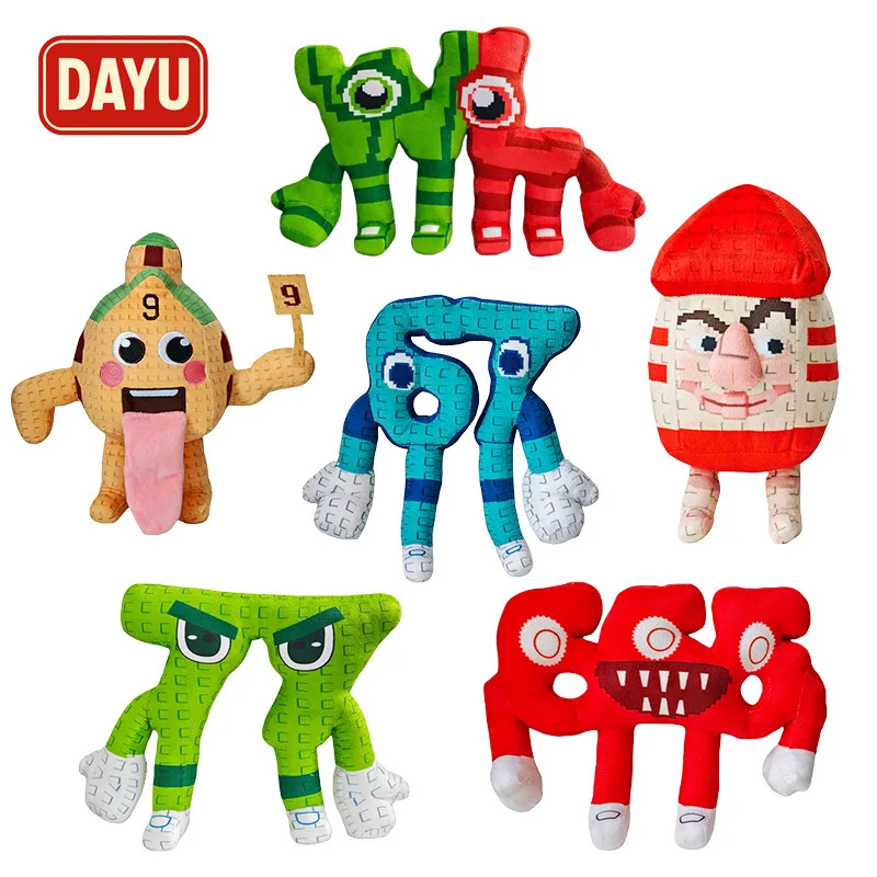 ブレインロットぬいぐるみ ブレインスティーラー レッドドール ナンバー9 ルームミーム ぬいぐるみフィギュア かわいいコレクタブルギフト