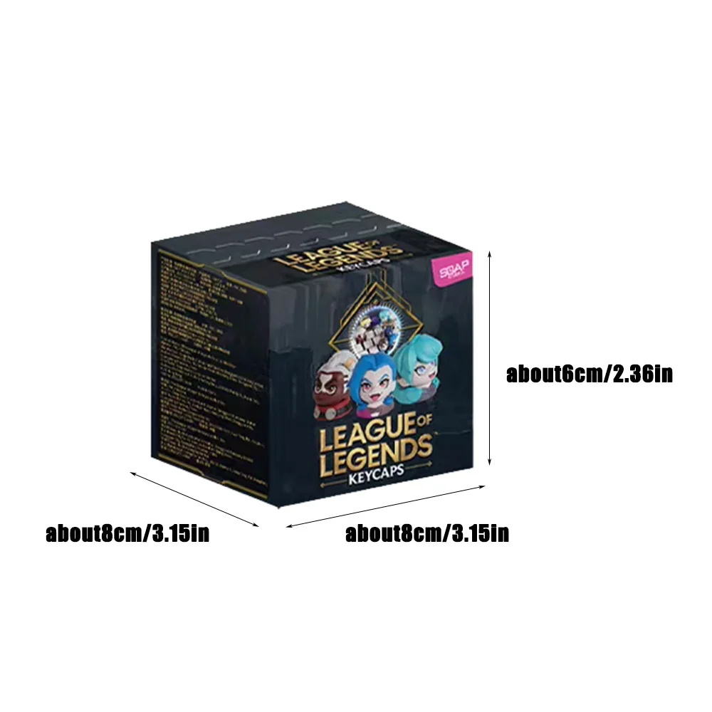 정품 리그 오브 레전드 키캡 만화 야스오 세라핀 티모 아리 기계식 키보드 키 DIY 교체 키캡 소녀 선물