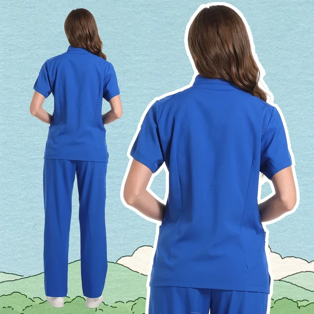 Medische Scrubs Uniform Vrouwen Scrub Sets Verpleegkundige Accessoires Ziekenhuis Chirurgie Jurken Tandheelkundige Kliniek Schoonheidssalon Werkkleding Verpleging